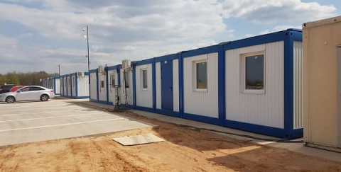 Строительный городок из блок-контейнеров